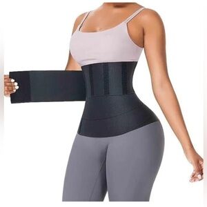 Waist FeelinGirl Snatch Me Up Wrap Bandage Waist Trimmer Tummy Wraps Belt for Wo